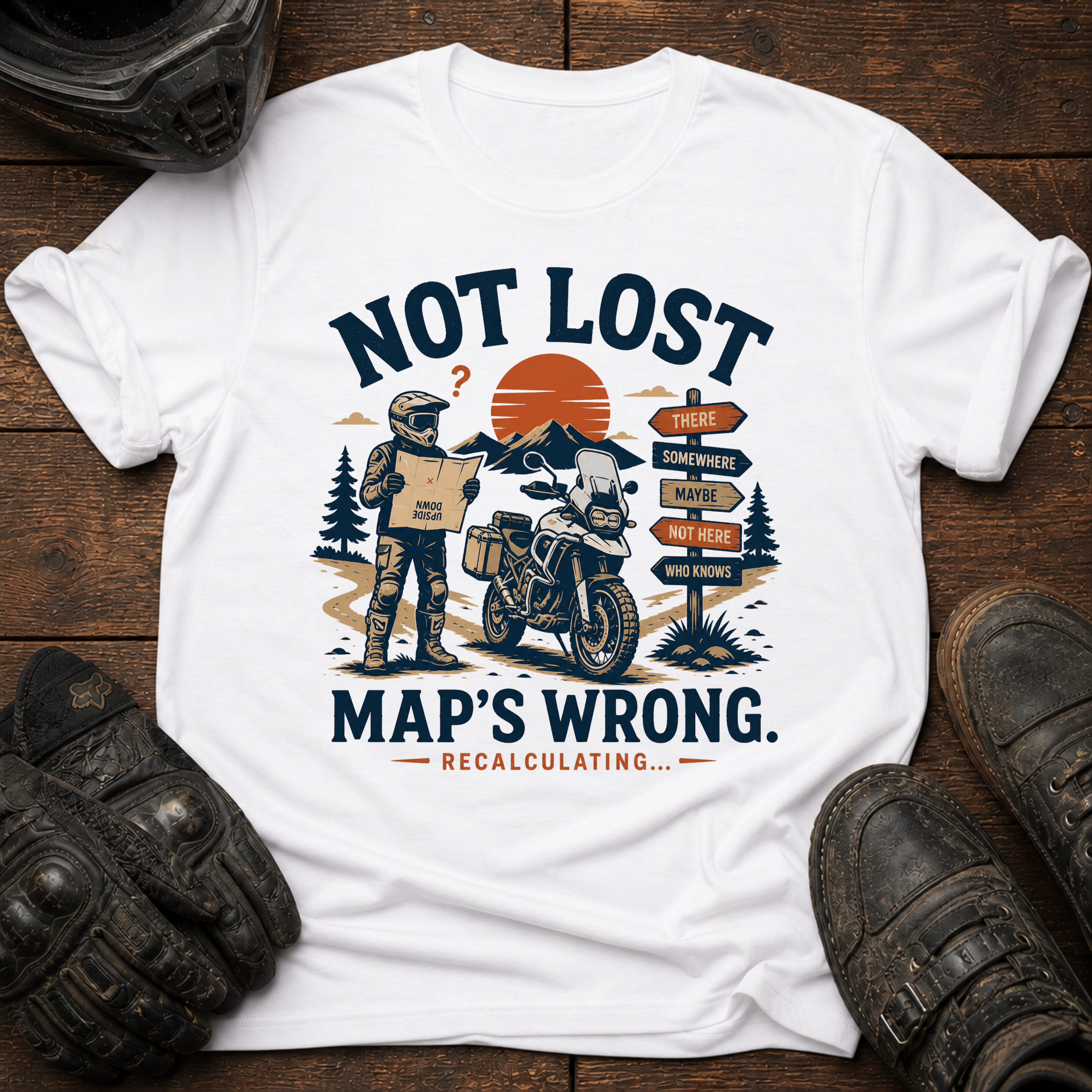 Not Lost, Maps Wrong T-Shirt