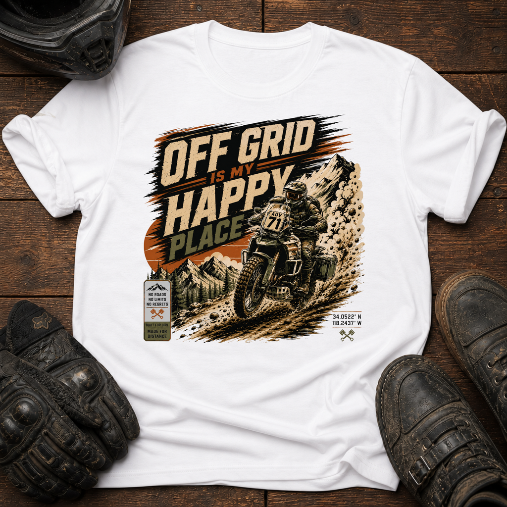 Off Grid Is My Happy Place T-Shirt