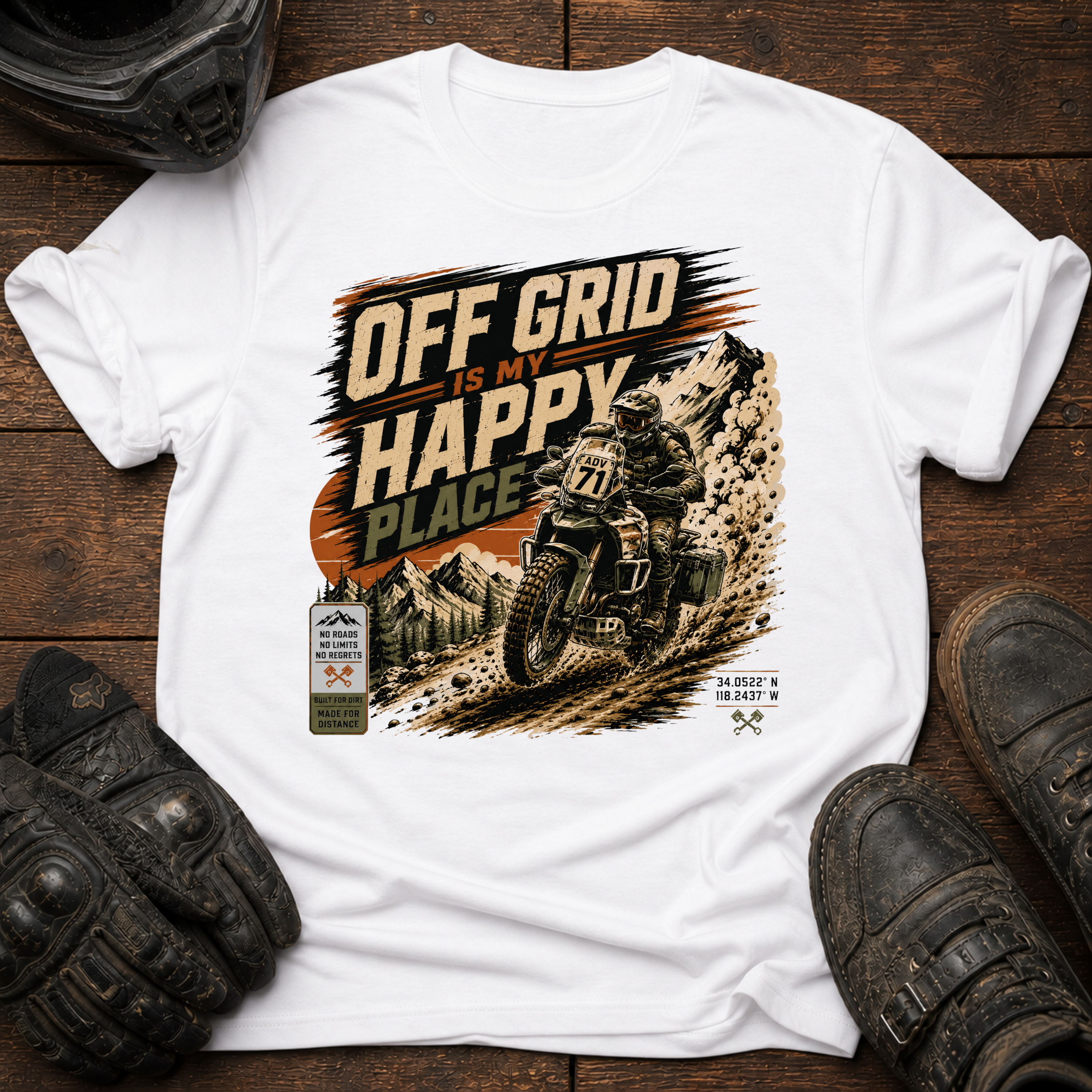 Off Grid Is My Happy Place T-Shirt