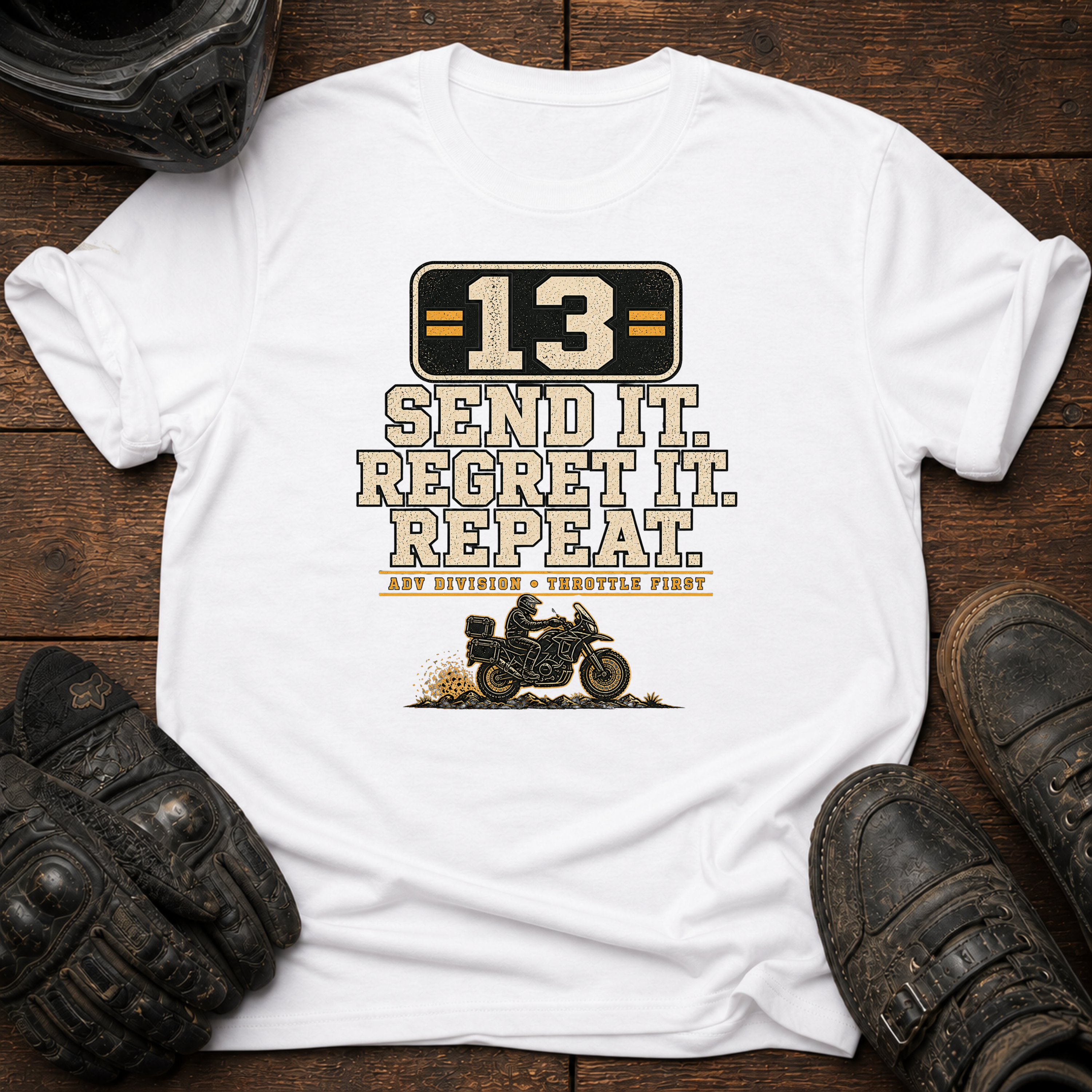 Send It. Regret It. Repeat Rally T-Shirt