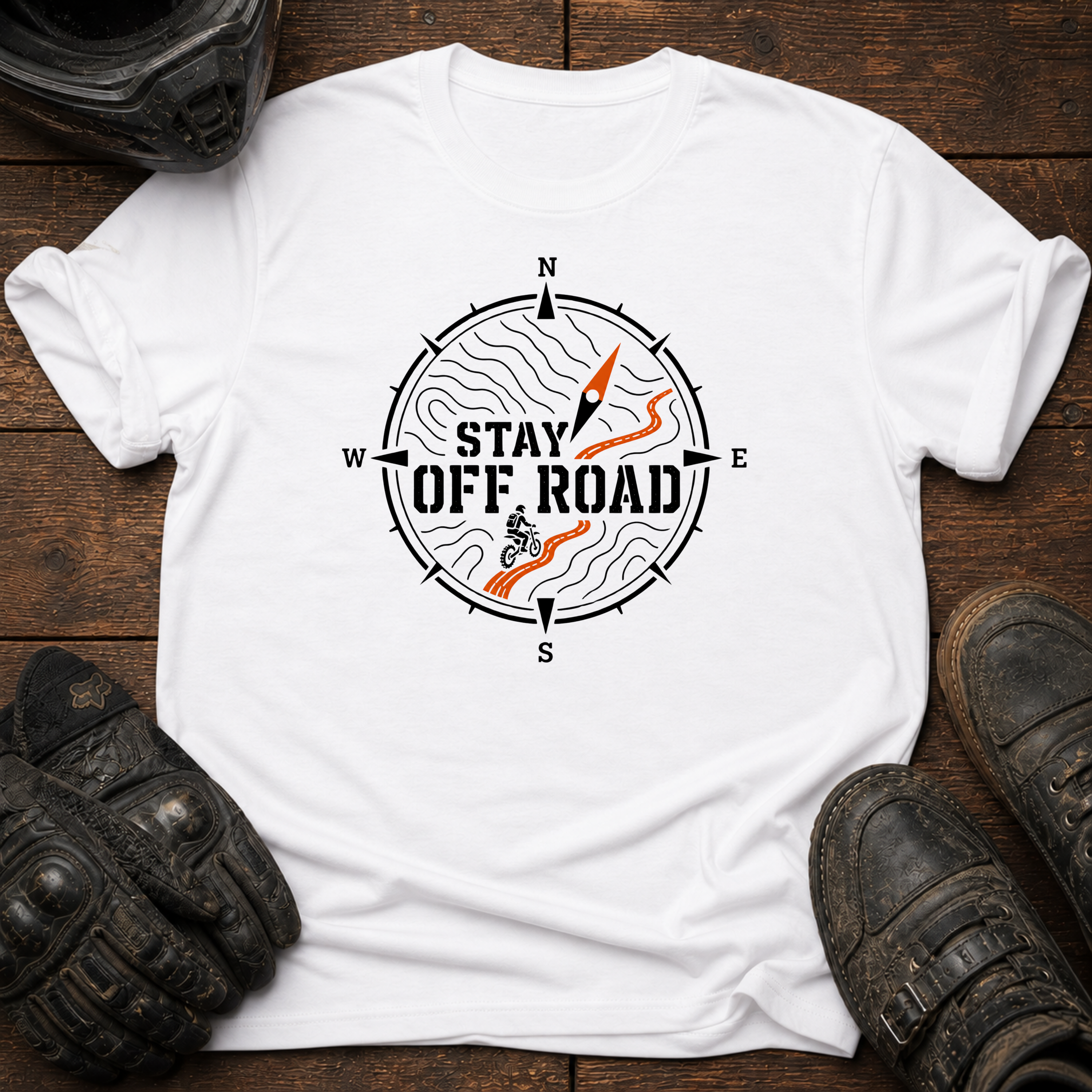 Stay Off Road Compass T-Shirt