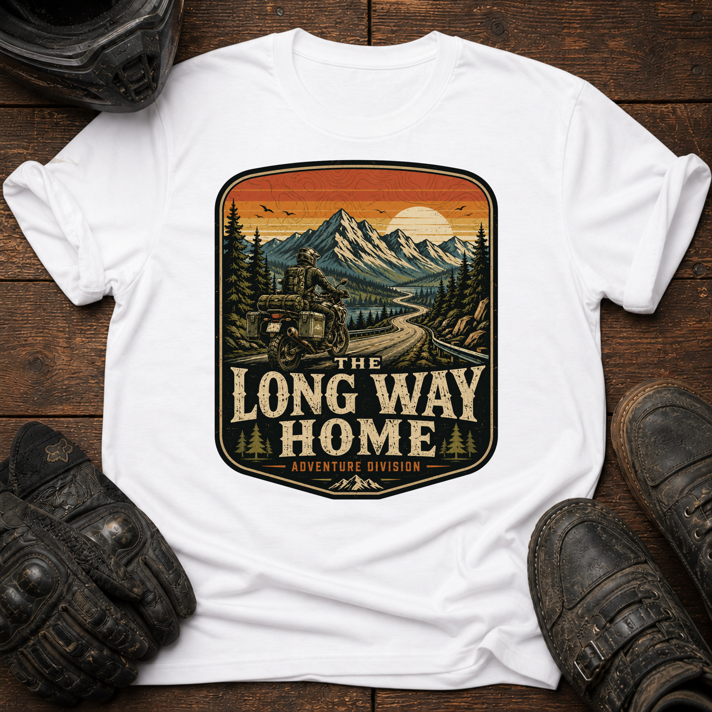 The Long Way Home, Badge T-Shirt