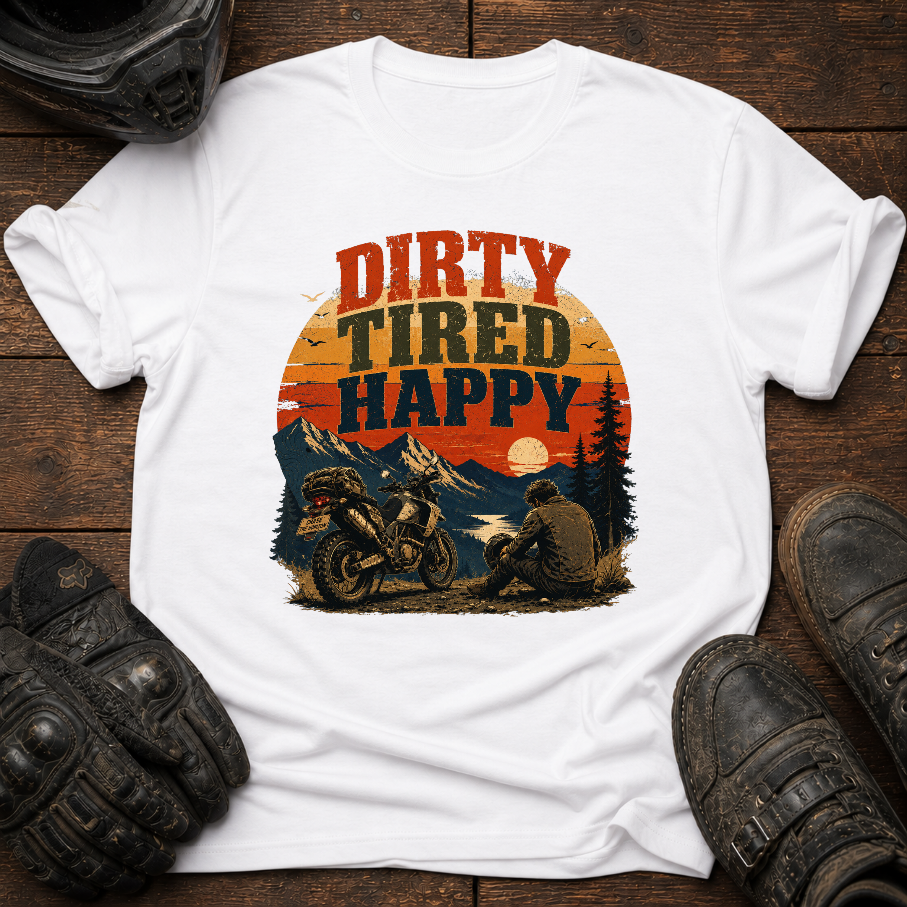 Dirty Tired Happy T-Shirt
