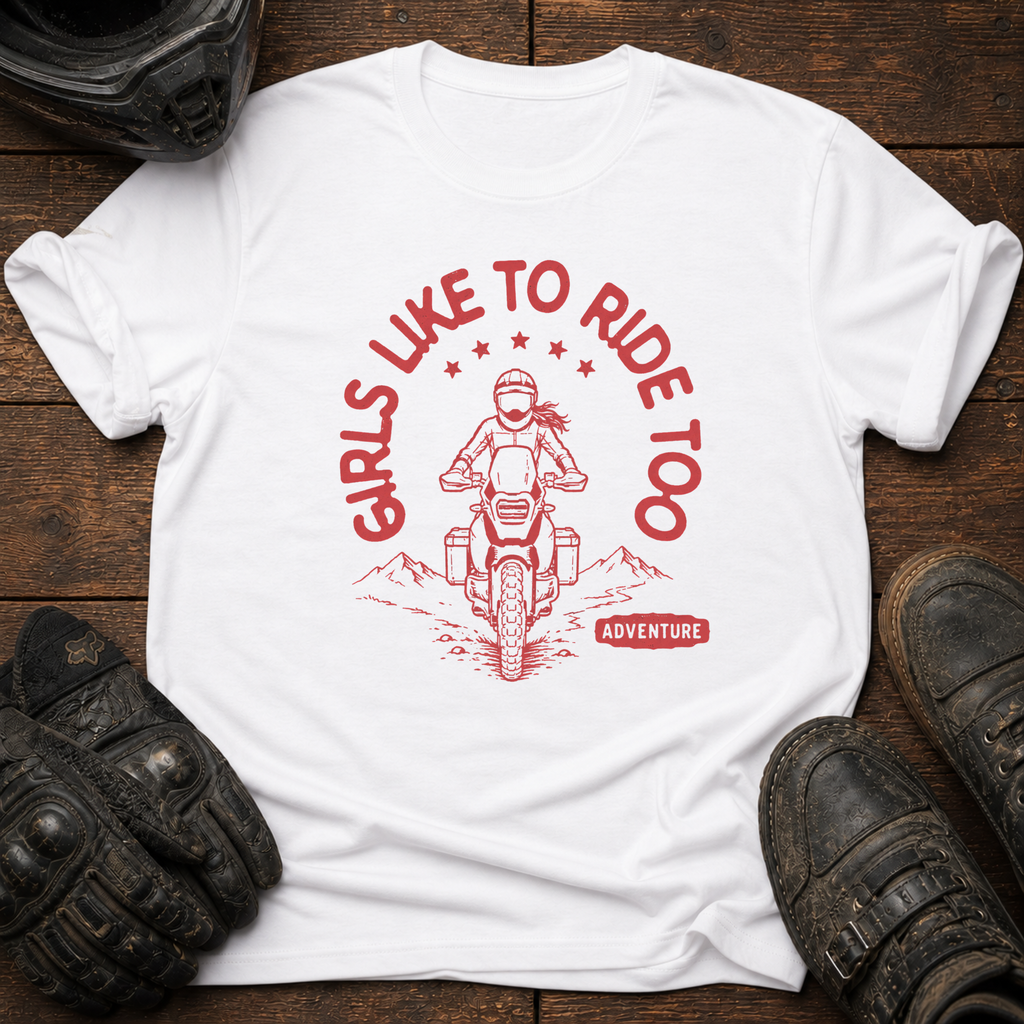 Girls Ride Too T-Shirt